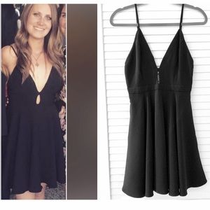 Boutique Black Cut Out Dress